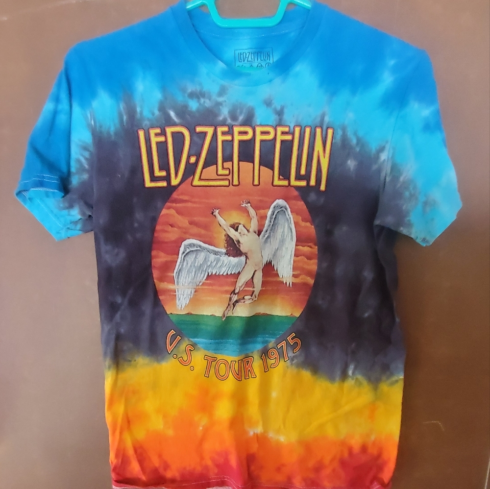 Led Zeppelin Tie Dye t shirt sz. Sm.